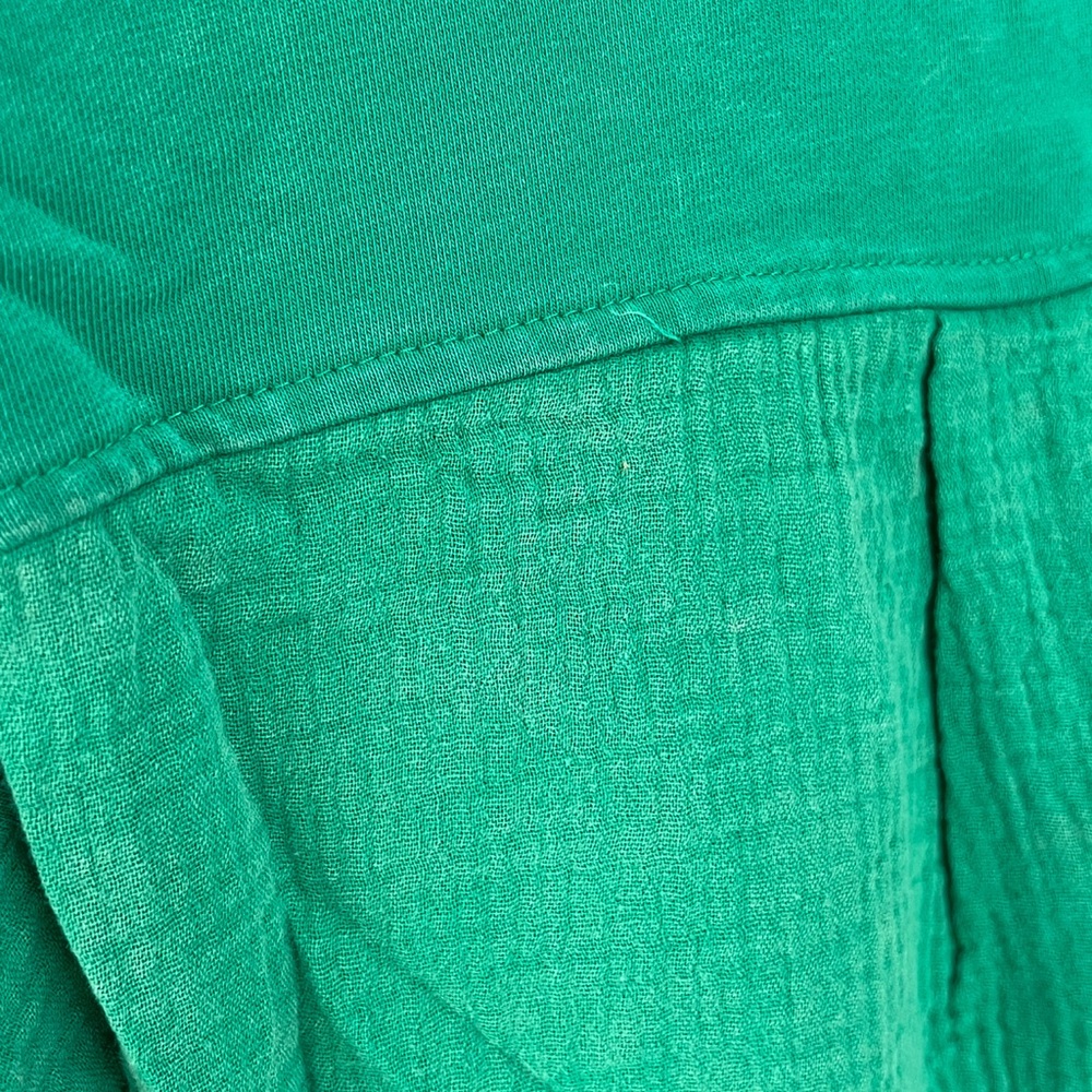 FANTASTIC FAWN oversized green button front top S M L - Picture 10 of 12